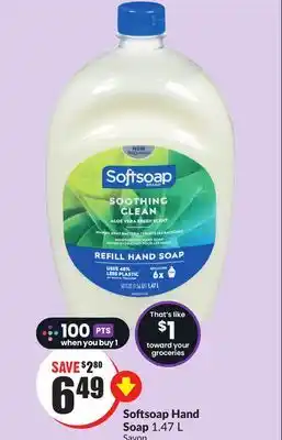FreshCo Softsoap hand soap 1.47 l offer