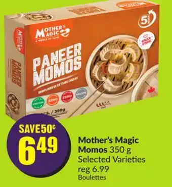 FreshCo Mother's magic momos 350 g selected varieties offer