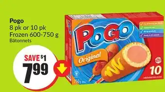 FreshCo Pogo 8 pk or 10 pk frozen 600-750 g offer