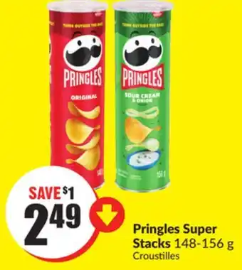 FreshCo Pringles super stacks 148-156 g offer