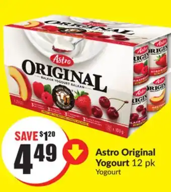 FreshCo Astro original yogourt 12 pk offer