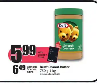 FreshCo Kraft peanut butter 750 g-1 kg offer