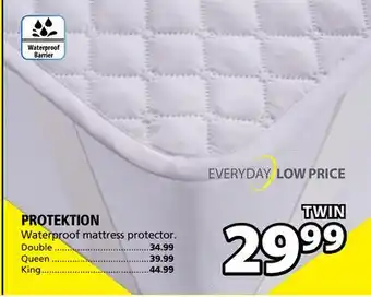 JYSK Protektion waterproof mattress protector offer
