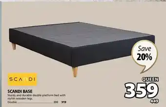 JYSK Scandi base queen offer