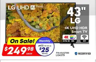 Factory Direct Lg 4k uhd hdr smart tv offer
