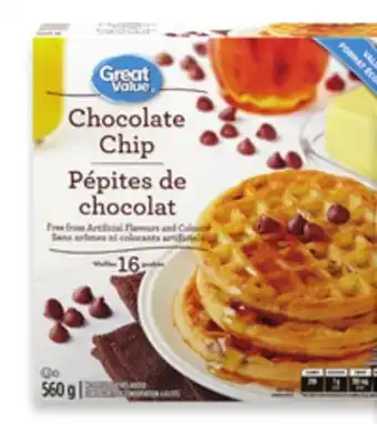 Walmart Great value waffles or pancakes offer