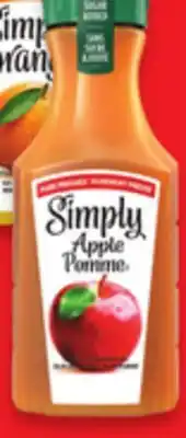 Walmart Simply apple juice offer