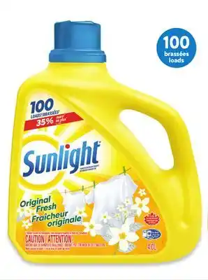 Walmart Sunlight original fresh laundry detergent offer