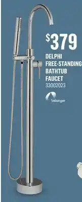 Canac Delphi free-standing bathtub faucet offer