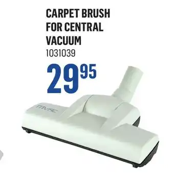 Canac Carpet brush for central vacuum offer
