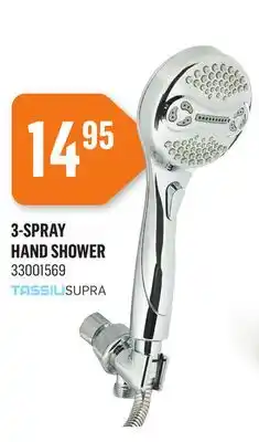 Canac Tassili 3-spray hand shower offer
