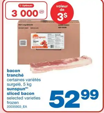 Wholesale Club Bacon tranché, 5 kg offer
