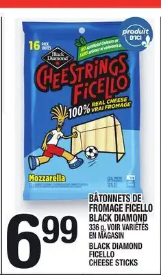 Marche Ami Bâtonnets de fromage ficello black diamond | black diamond ficello cheese sticks offer