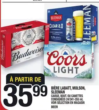 Marche Ami Bière labatt, molson, sleeman | beer offer