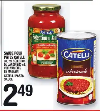 Marche Ami Sauce pour pâtes catelli | catelli pasta sauce offer
