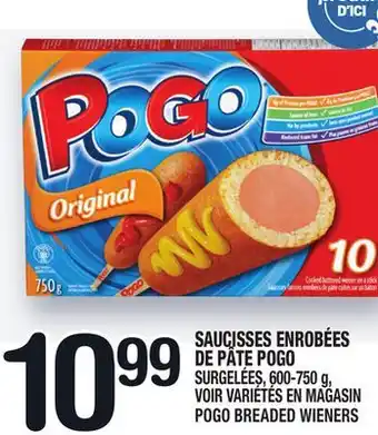 Marche Ami Saucisses enrobées de pâte pogo | pogo breaded wieners offer