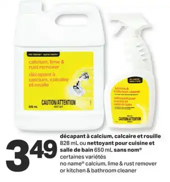 L'Intermarché Décapant a calcium, calcaire et rouille 828 ml ou nettoyant pour cuisine et salle de bain 650ml offer