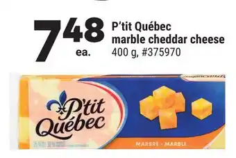 Giant Tiger P'tit québec marble cheddar cheese offer