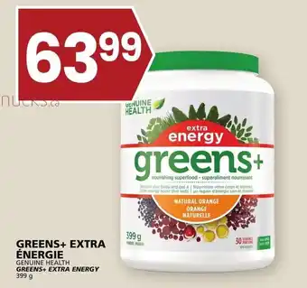 Rachelle-Bery Grocery GENUINE HEALTH GREENS+EXTRA ENERGY 399g offer