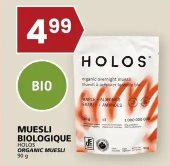 Rachelle-Bery Grocery HOLOS ORGANIC MUESLI 90g offer