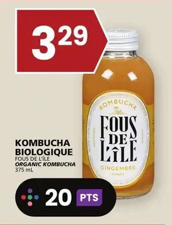 Rachelle-Bery Grocery FOUS DE L'ÎLE ORGANIC KOMBUCHA 375ml offer