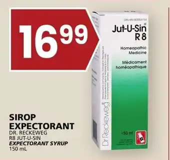 Rachelle-Bery Grocery DR. RECKEWEG R8 JUT-U-SIN EXPECTORANT SYRUP 150mL offer
