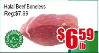 New Pacific Supermarket Halal Beef Boneless offer