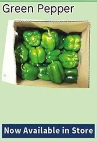 Oceans Fresh Food Market Green Pepper offer