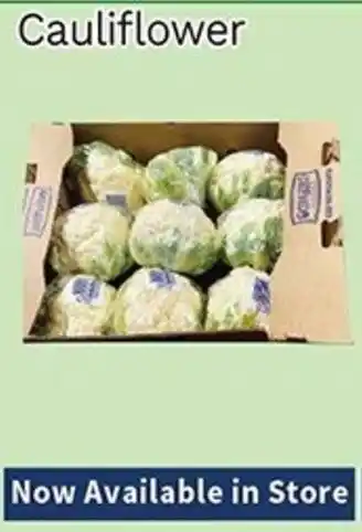 Oceans Fresh Food Market Cauliflower offer