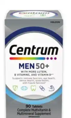 Walmart Centrum 50+ men vitamins offer