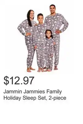 Costco Jammin jammies family holiday sleep set, 2-piece offer