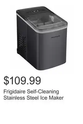 Costco Frigidaire self-cleaning stainless steel ice maker offer
