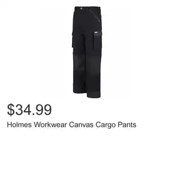 Costco Holmes workwear canvas cargo pants offer
