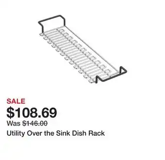 Wayfair Utility over the sink dish rack offer