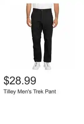 Costco Tilley men's trek pant offer
