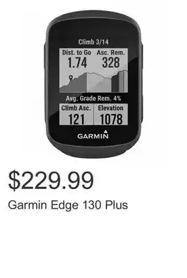 Costco Garmin edge 130 plus offer