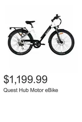 Costco Quest hub motor ebike offer