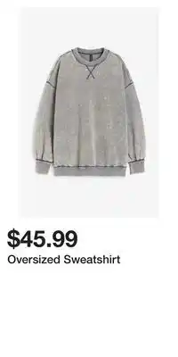 H&M Oversized sweatshirt offer