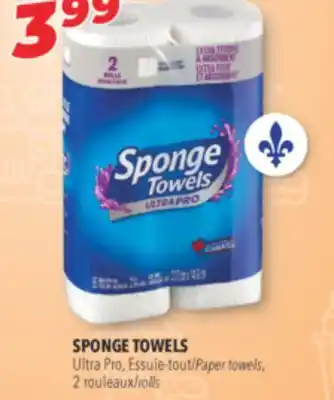 Familiprix Sponge towels ultra pro paper towels offer
