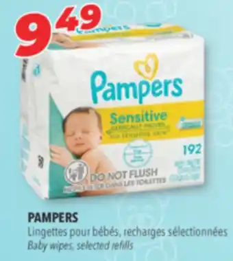 Familiprix Pampers baby wipes offer