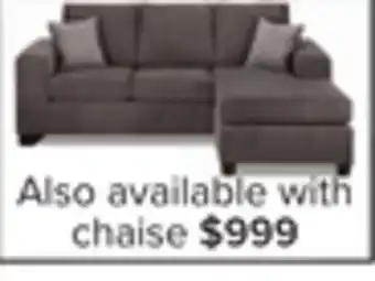 Leon's Fava chaise sofa - grey offer