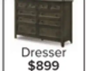 Leon's San mateo 10 drawer dresser - pewter offer