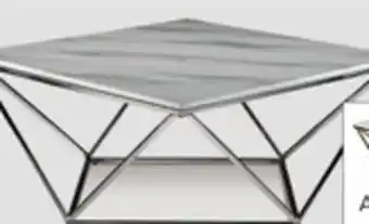 Leon's Lynn coffee table - marble and stainless steel offer