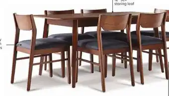 Leon's Lenard 7-piece dining set - walnut offer