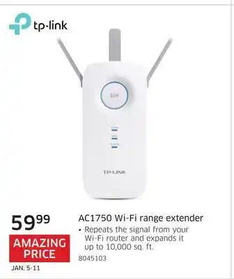 The Source Tp-link ac1750 wi-fi range extender offer