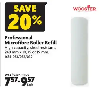 Home Hardware Professional microfibre roller refill offer