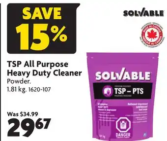 Home Hardware Tsp all purpose heavy duty cleaner offer