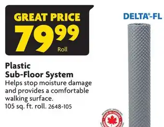 Home Hardware Plastic sub-floor system offer