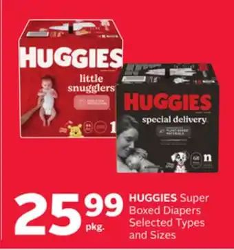 Rexall Huggies super boxed diapers offer