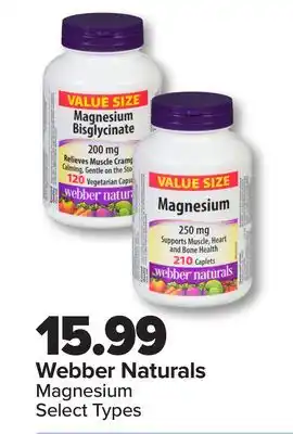 PharmaChoice Webber naturals magnesium offer